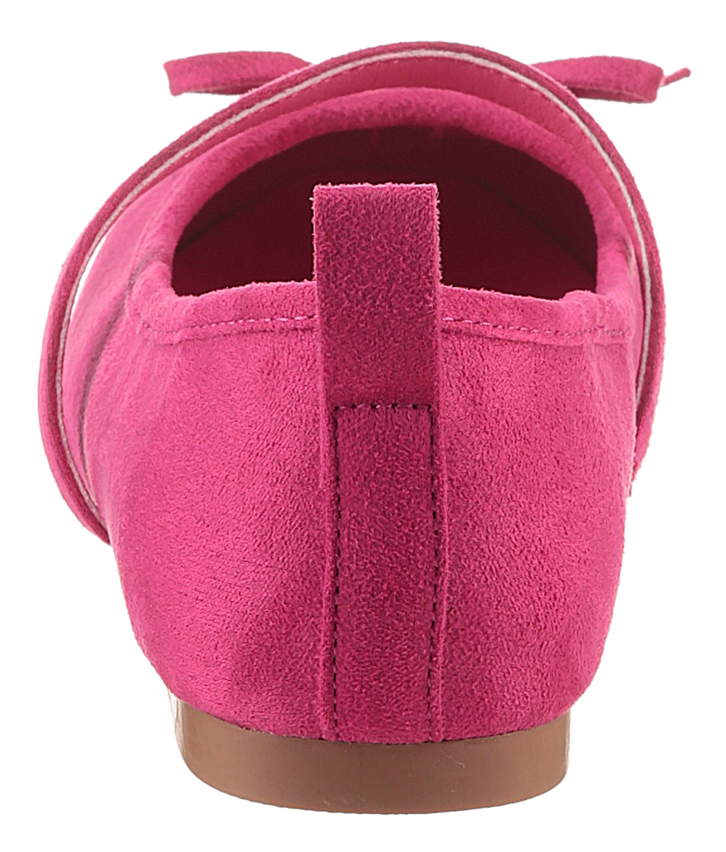 Aniston Ballet Flats with Strap in Pink