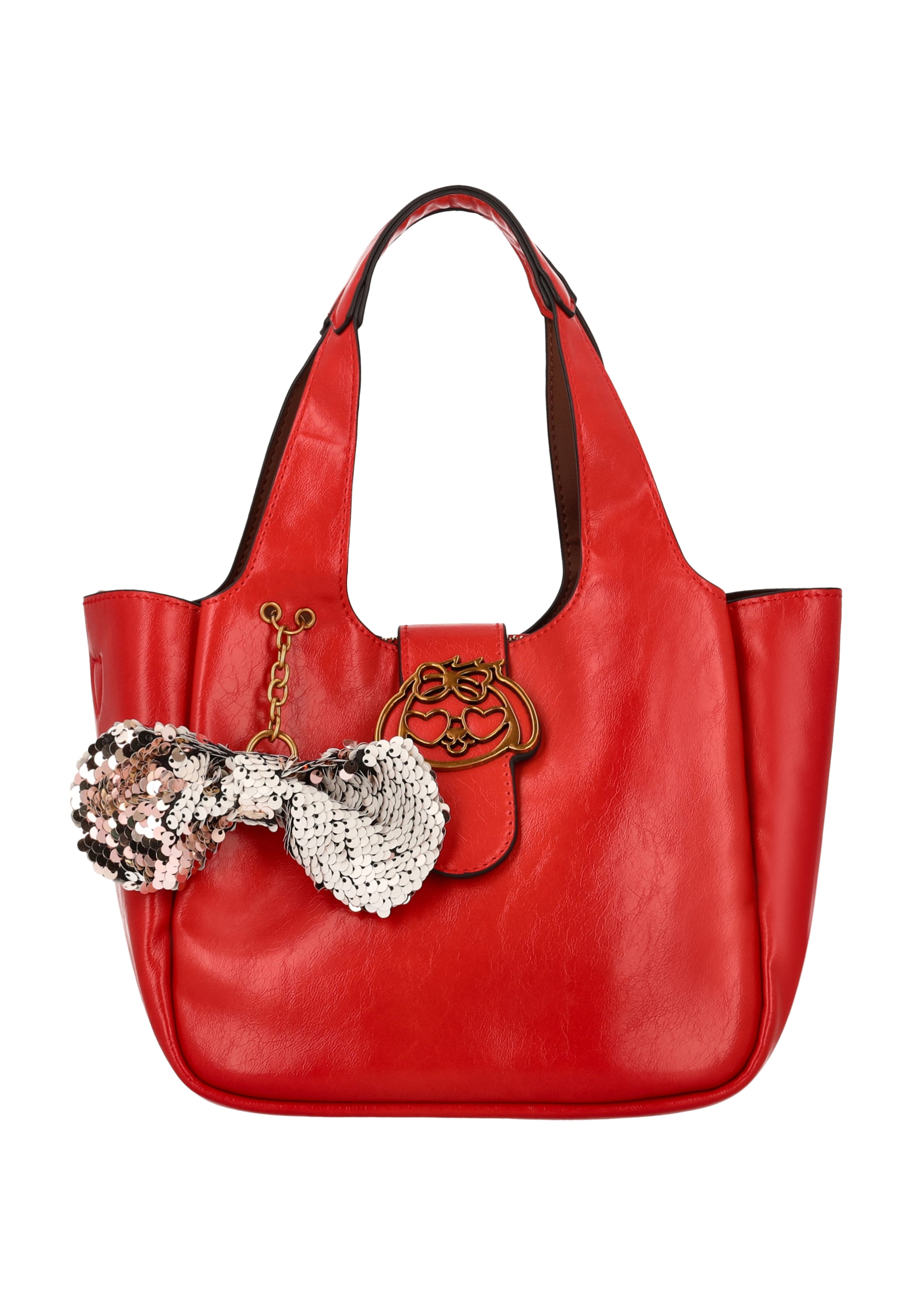 MYMO Bolso de mano 'Pop Eyetheme' en rojo, Vista del producto