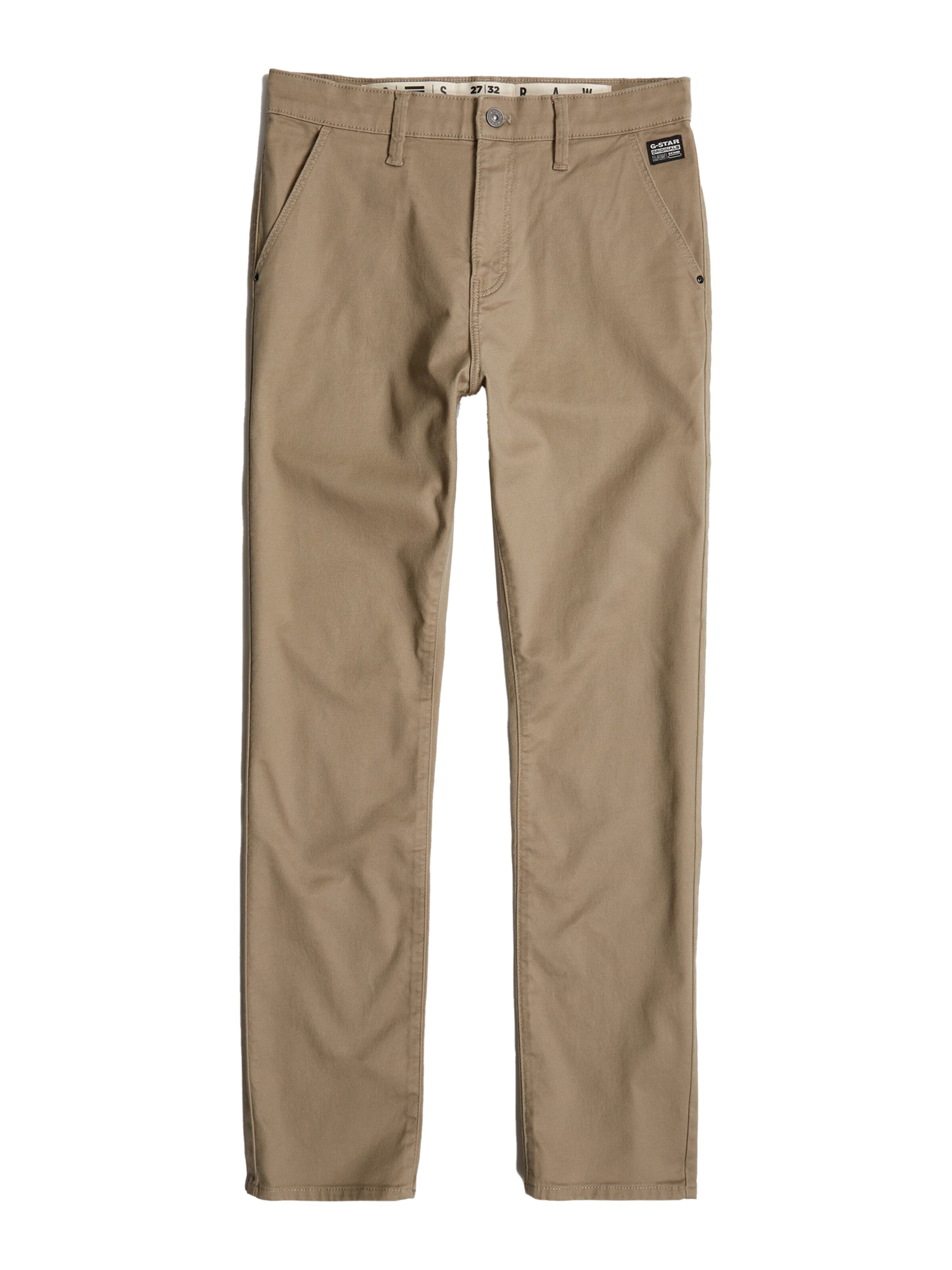 G-STAR Regular Chinohousut värissä beige: etupuoli