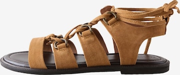 Sandalo 'Forever Comfort® Ghillie' di Next in marrone: frontale