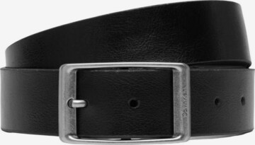 Cintura 'CASUAL ROUND BUCKLE TUMBLED 35MM LV04D7123G' di Calvin Klein in argento: frontale