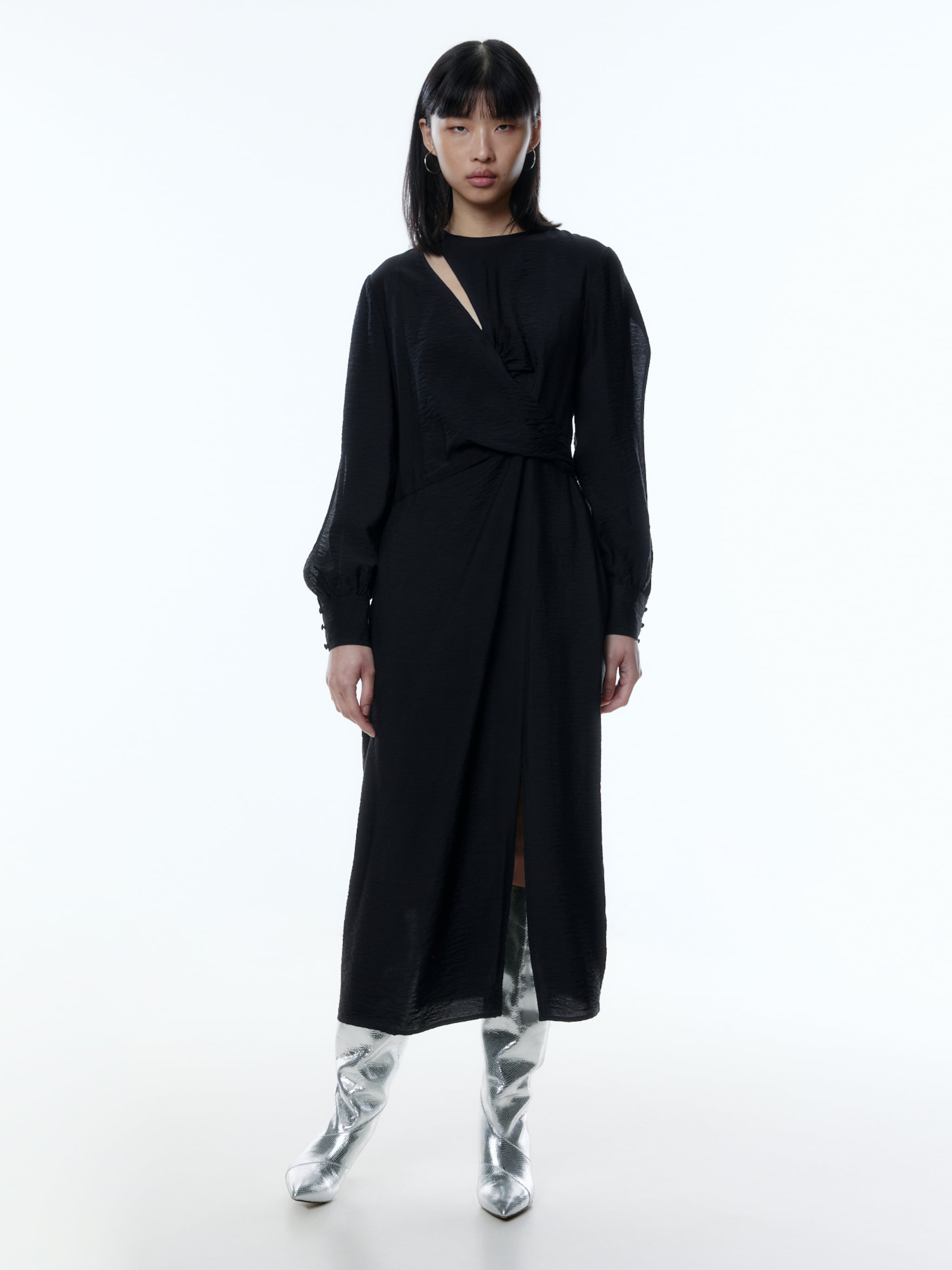 EDITED Producten Jurk 'Maischa' Zwart