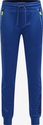 WE Fashion Tapered Broek in Blauw: voorkant