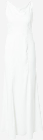 Chi Chi London Βραδινό φόρεμα σε λευκό: μπροστά