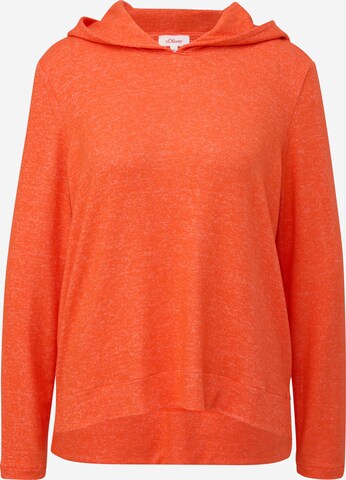 s.Oliver Sweatshirt in Oranje: voorkant