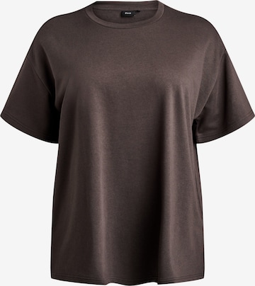 ruda Zizzi Laisvi marškinėliai 'Mlavna': priekis