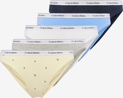 Moteriškos kelnaitės iš Calvin Klein Underwear, spalva – dangaus žydra / tamsiai mėlyna / šviesiai geltona / pilka / juoda / balta, Prekių apžvalga