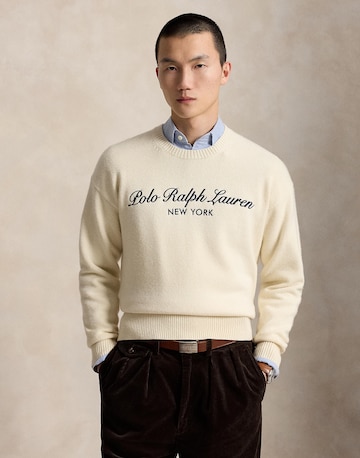 Polo Ralph Lauren Πουλόβερ σε μπεζ: μπροστά