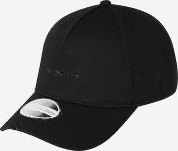 Calvin Klein Jeans Cap in Black: front