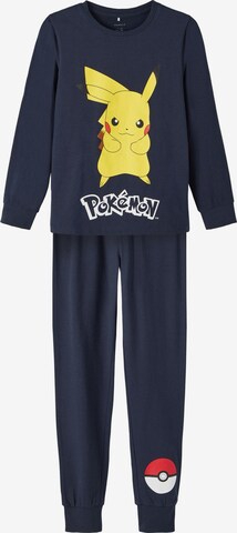 NAME IT Schlafanzug 'Nash Pokemon' in Blau: predná strana