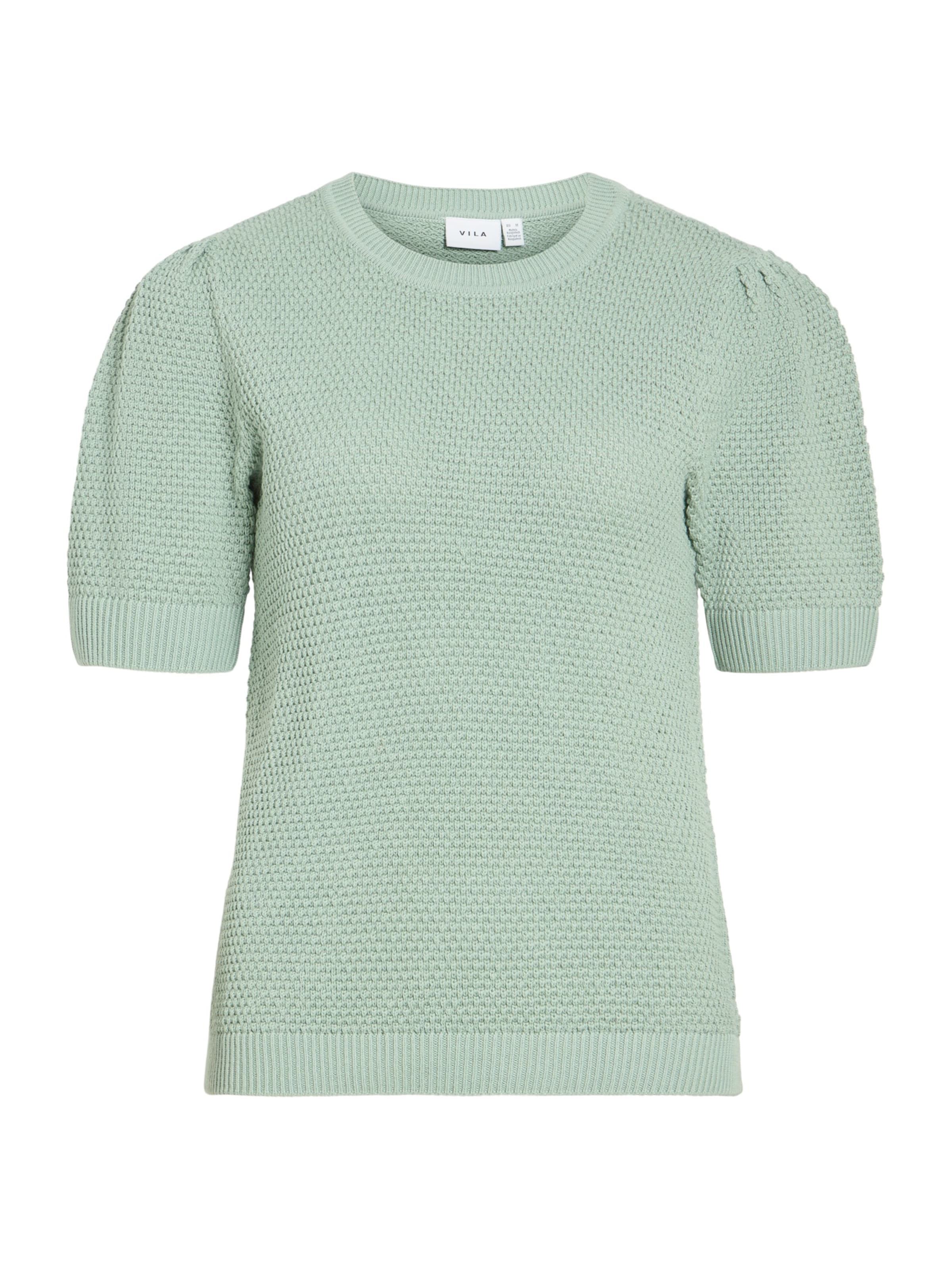 zaļš VILA Džemperis 'VIDALO': no priekšpuses
