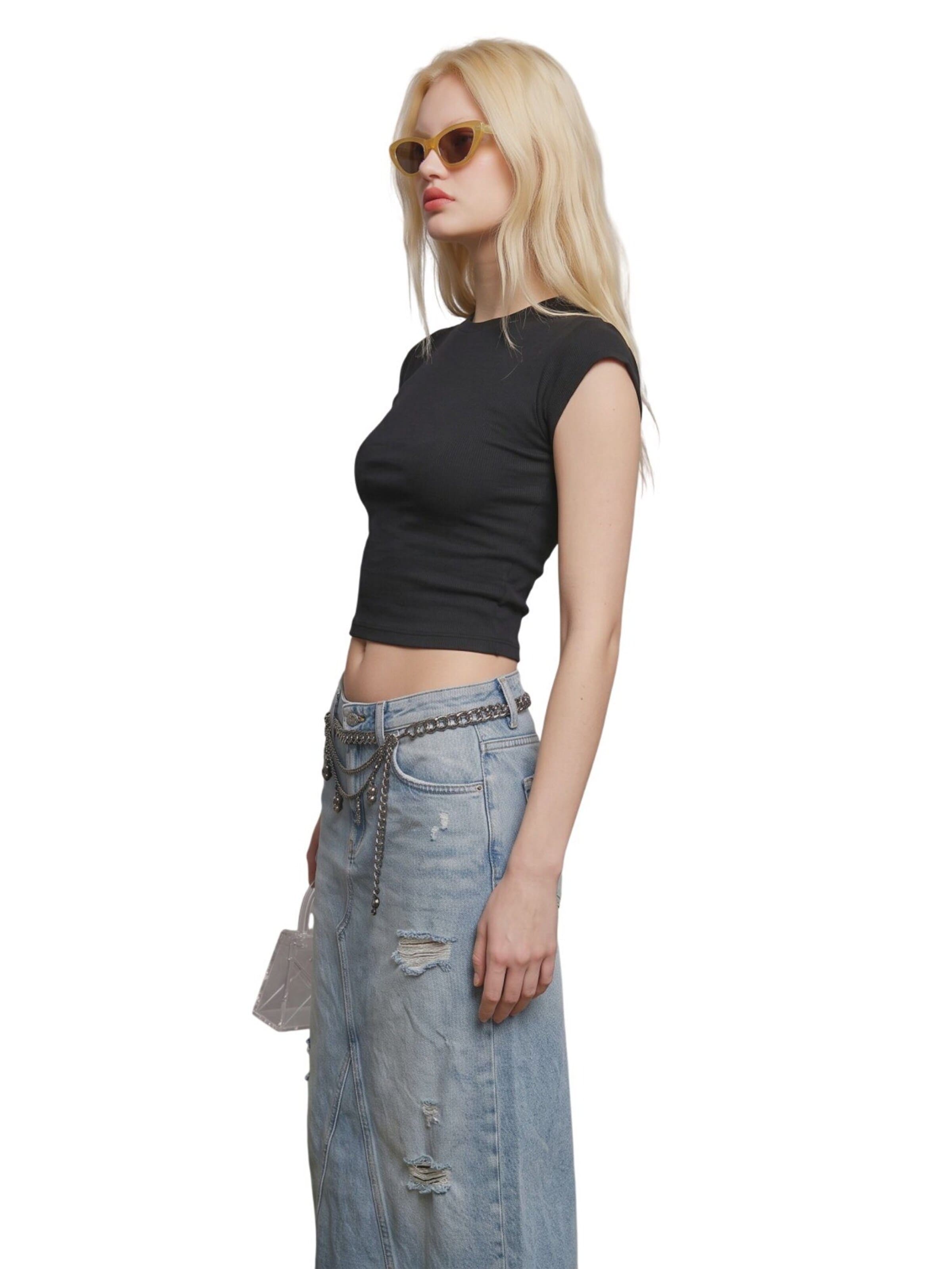 Alexa Dash Shirt‌ in Schwarz