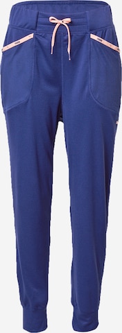 Effilé Pantalon de sport PUMA en bleu : devant