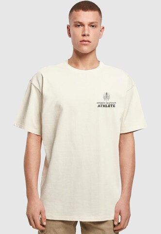 Merchcode Shirt 'Made For Champions' in Beige: voorkant