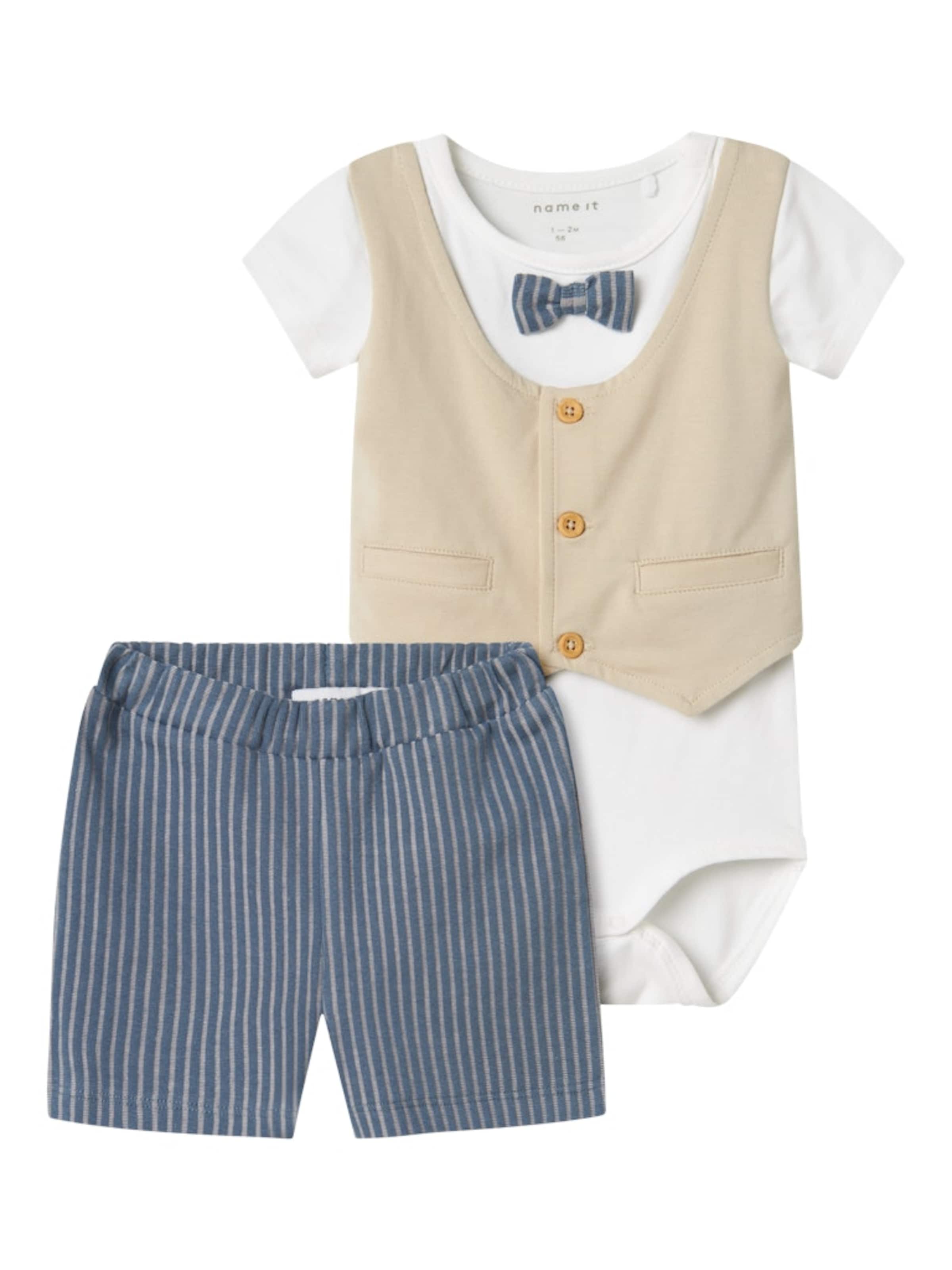 NAME IT Sæt 'NBMHELMAR' i beige: forside