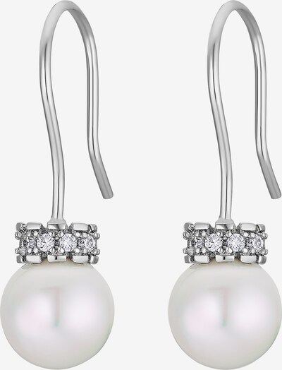 Heideman Boucles d'oreilles en argent / blanc, Vue avec produit