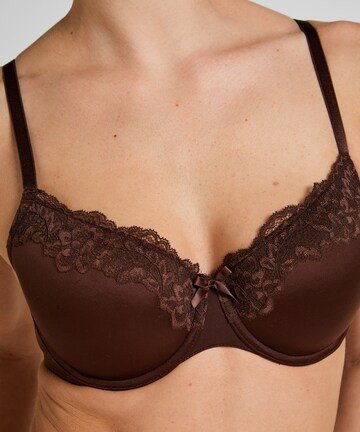 Hunkemöller T-shirt BH in Bruin