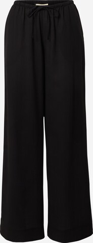 Wide Leg Pantalon 'Taira' A LOT LESS en noir : devant