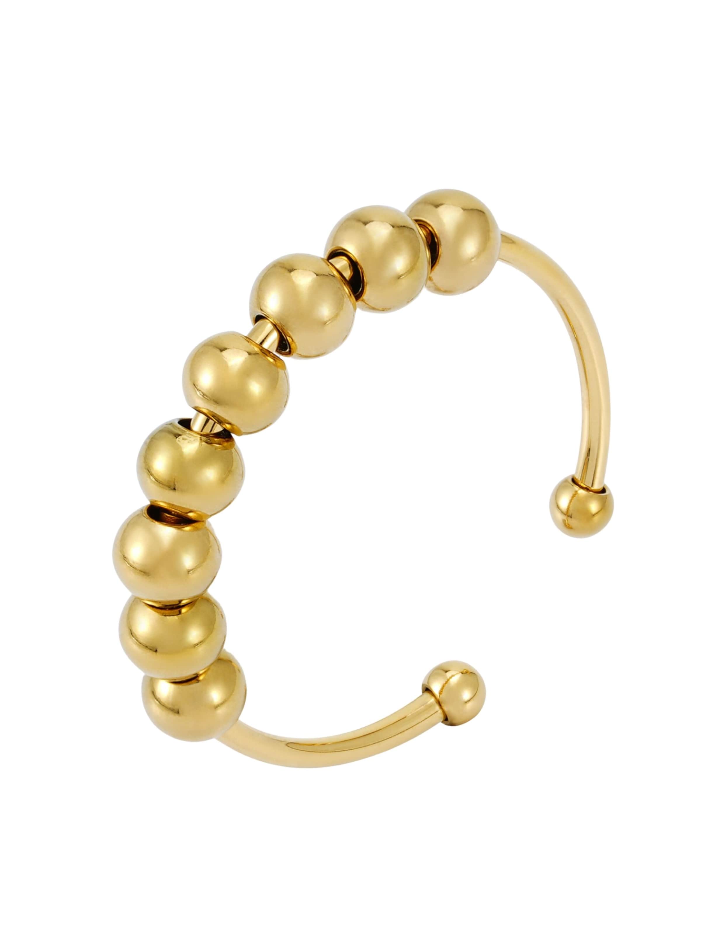 GOOD.designs Ring 'Anxiety' in Gold: front