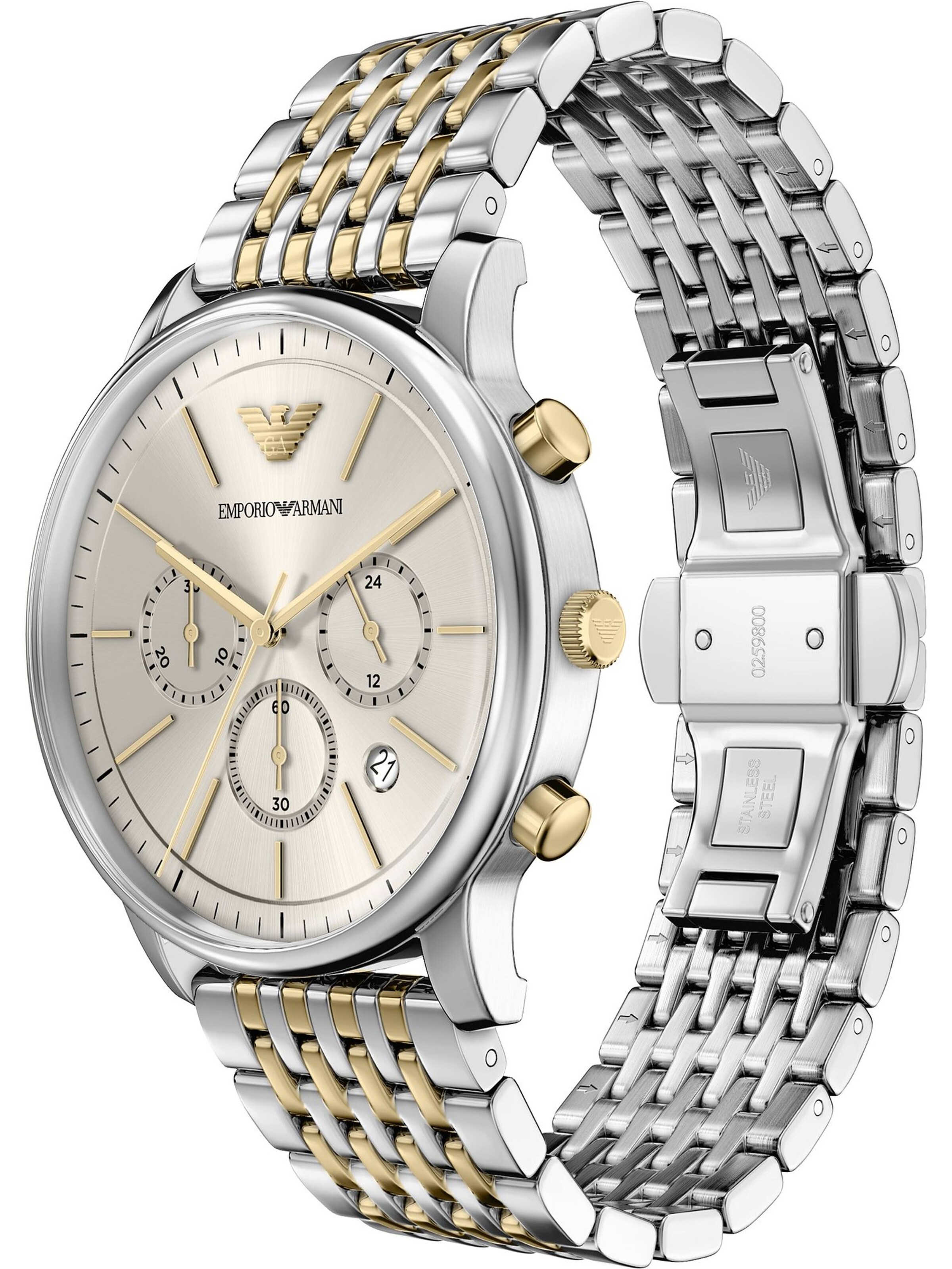 Emporio Armani Analoguhr in Gold