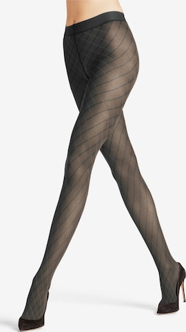 FALKE Tights 'Intrigue' in Blue: front