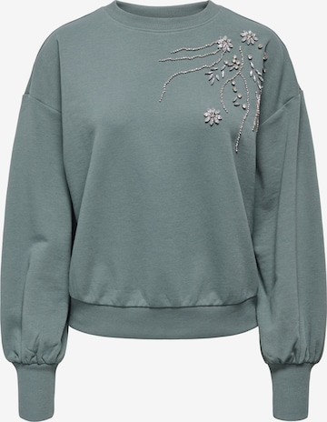 ONLY Mikina 'ONLCamela Brooke' - Zelená: predná strana