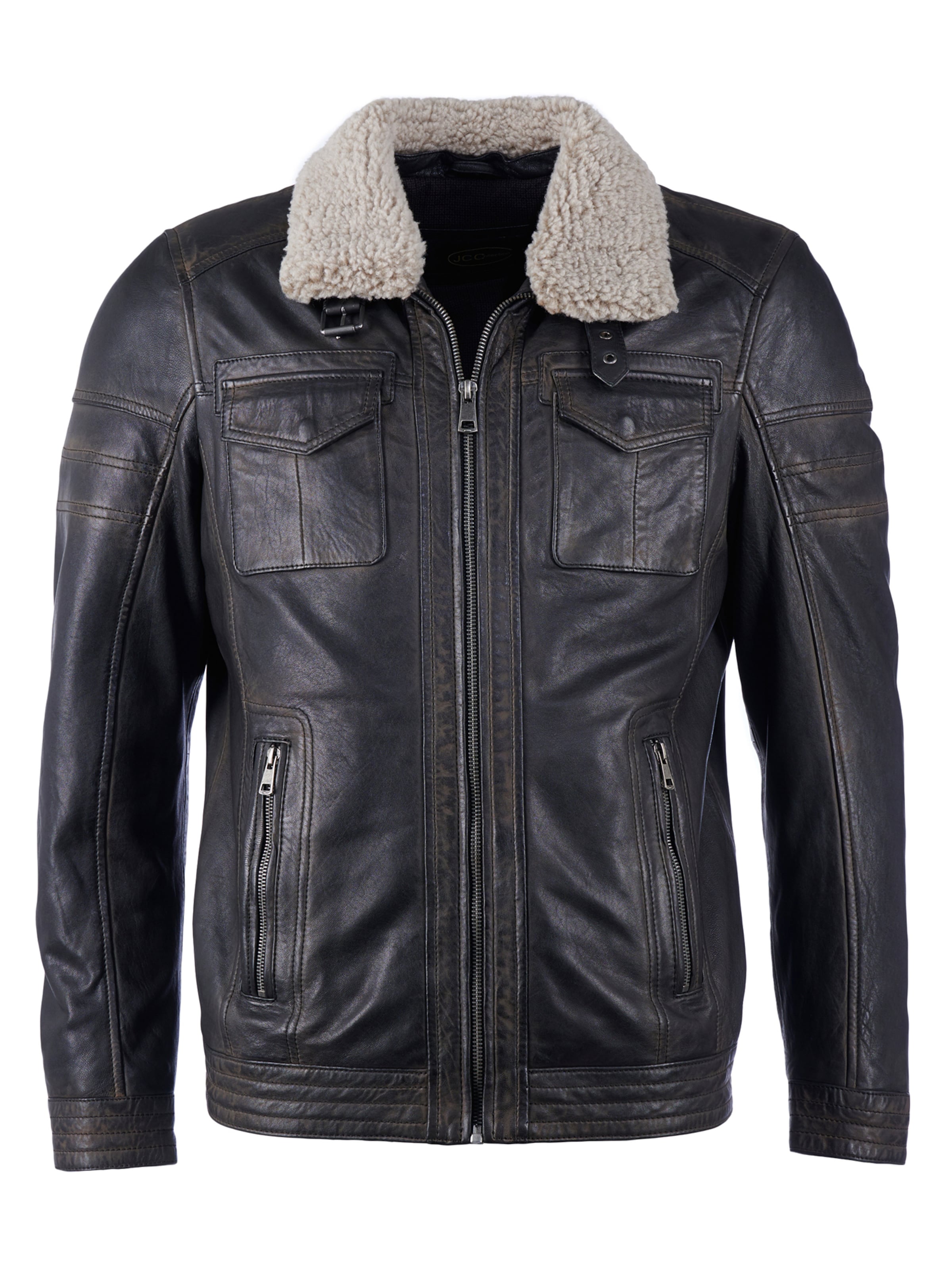 JCC Tussenjas in Zwart: voorkant