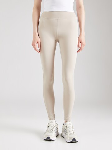 ADIDAS PERFORMANCE Skinny Sports trousers 'All Me Essentials' in Beige: front
