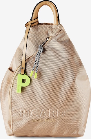 Sac à dos 'Lucky one City' Picard en beige : devant