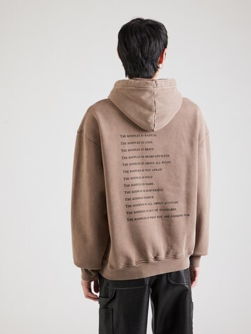 The Kooples - Sudadera en marrón: frente