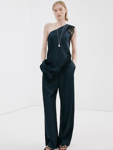 MANGO Top 'MAJITA' | modra barva