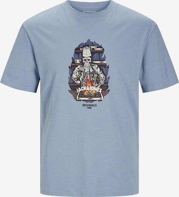 T-Shirt 'JORSEVEN' JACK & JONES en bleu : devant
