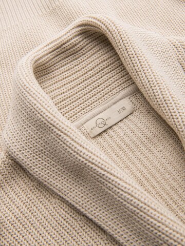 Ombre Knit Cardigan in Beige