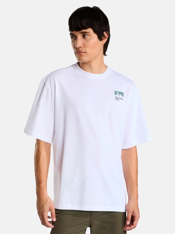 THE NORTH FACE Shirt 'M THE RIGHT SIDE OVERSIZED SS TEE' in Wit: voorkant