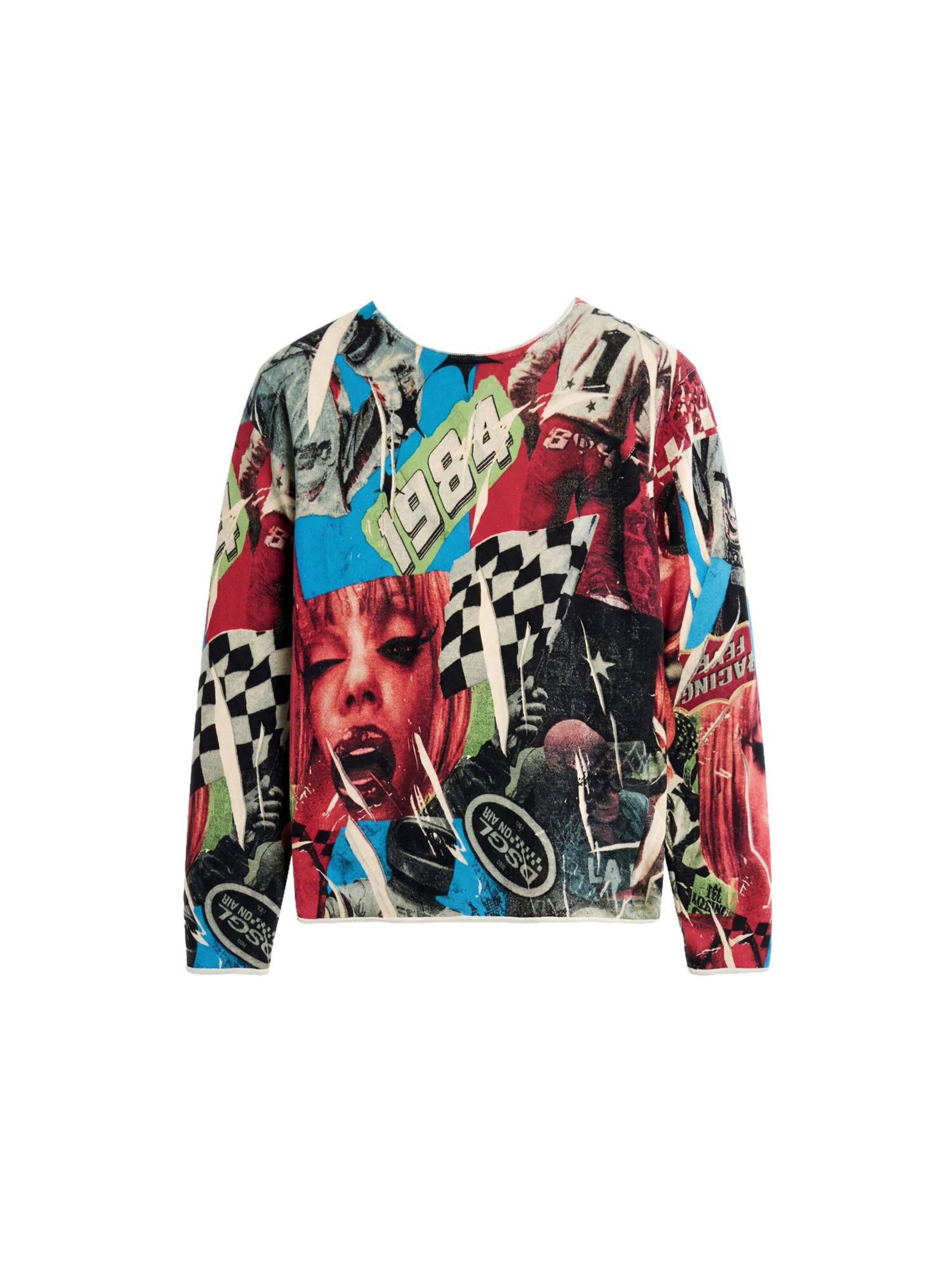 Desigual Sweatshirt in Gemengde kleuren: voorkant