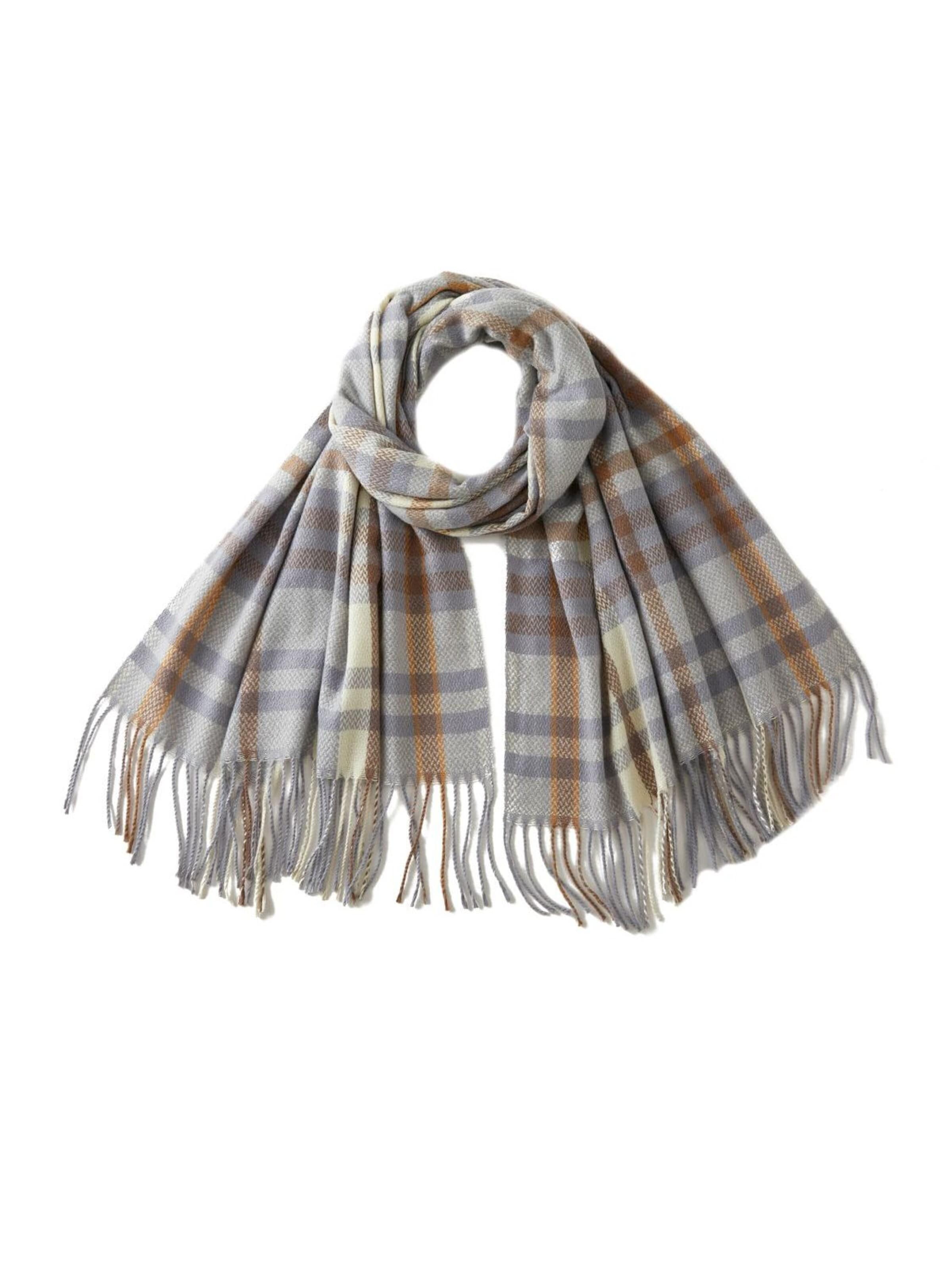 alberto cabale Scarf 'VALENTINA' in Blue: front