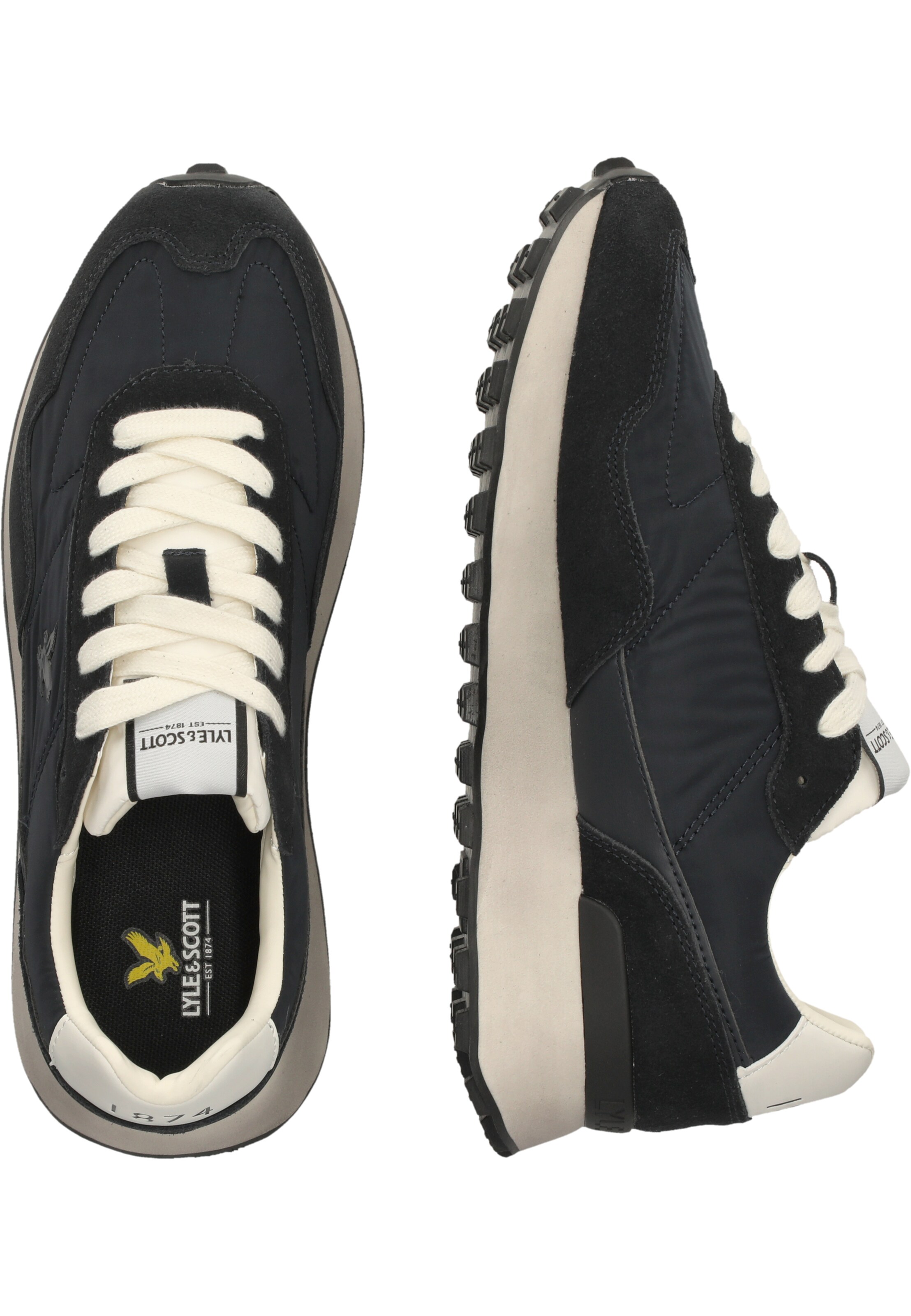 Lyle & Scott Platform trainers 'Noah' in Blue