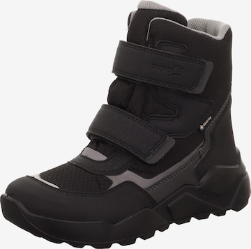 SUPERFIT Škornji za v sneg 'ROCKET' | črna barva: sprednja stran