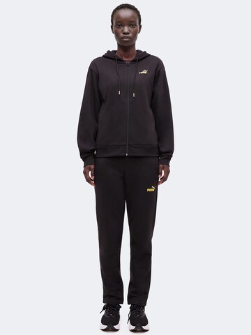 PUMA Tracksuit in Black: front