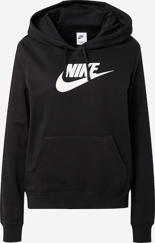 Nike Sportswear Sweatshirt in Schwarz: predná strana