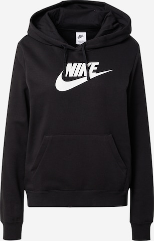 Nike Sportswear Суичър в черно: отпред