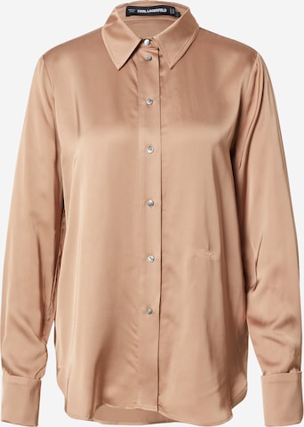 Karl LagerfeldBluza - smeđa boja: prednji dio