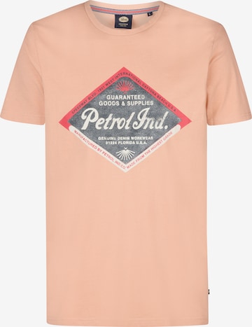Petrol Industries Тениска 'Bluefin' в оранжево: отпред