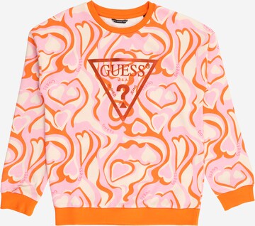 GUESS Sweatshirt in Orange: predná strana