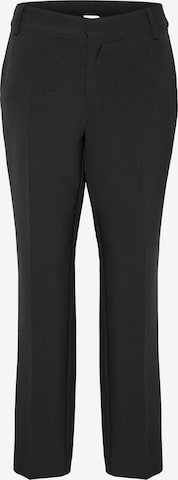 My Essential Wardrobe Loose fit Pleated Pants in Black: front