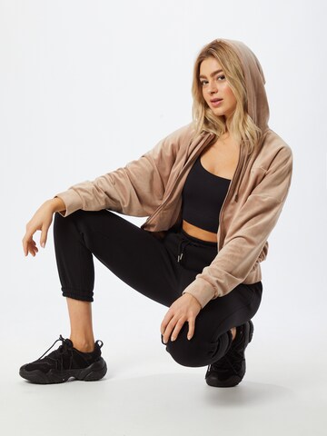 Karl Kani Sweatjacke in Beige
