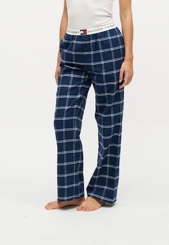 TOMMY HILFIGER Regular Pyjamasbyxa 'Heritage' i blå: framsida