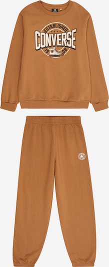 CONVERSE Jogging komplet 'HERITAGE' u karamela / crna / bijela, Pregled proizvoda