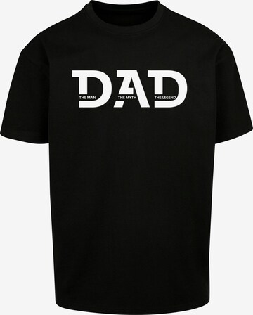 T-Shirt 'Fathers Day - The Man, The Myth' Merchcode en noir : devant