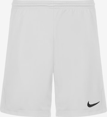 NIKE Sportbroek in Wit: voorkant